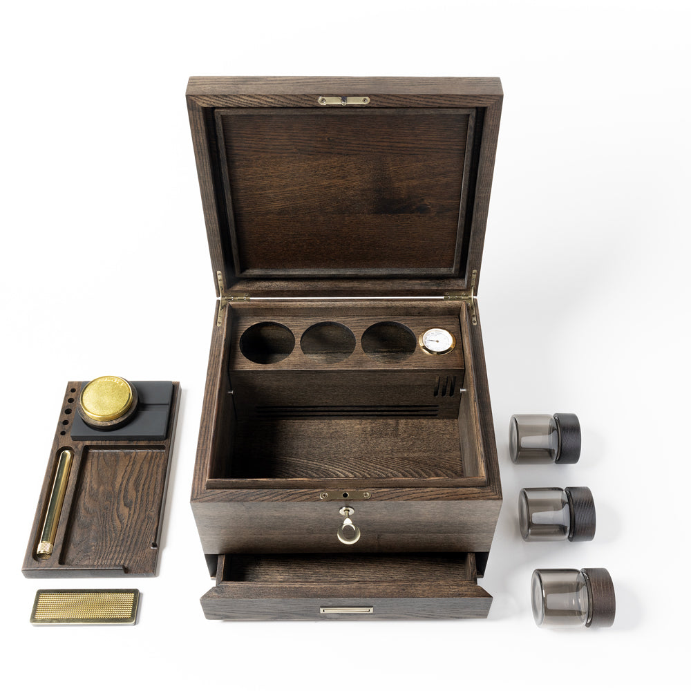 Premium Wooden Stash Box Kit