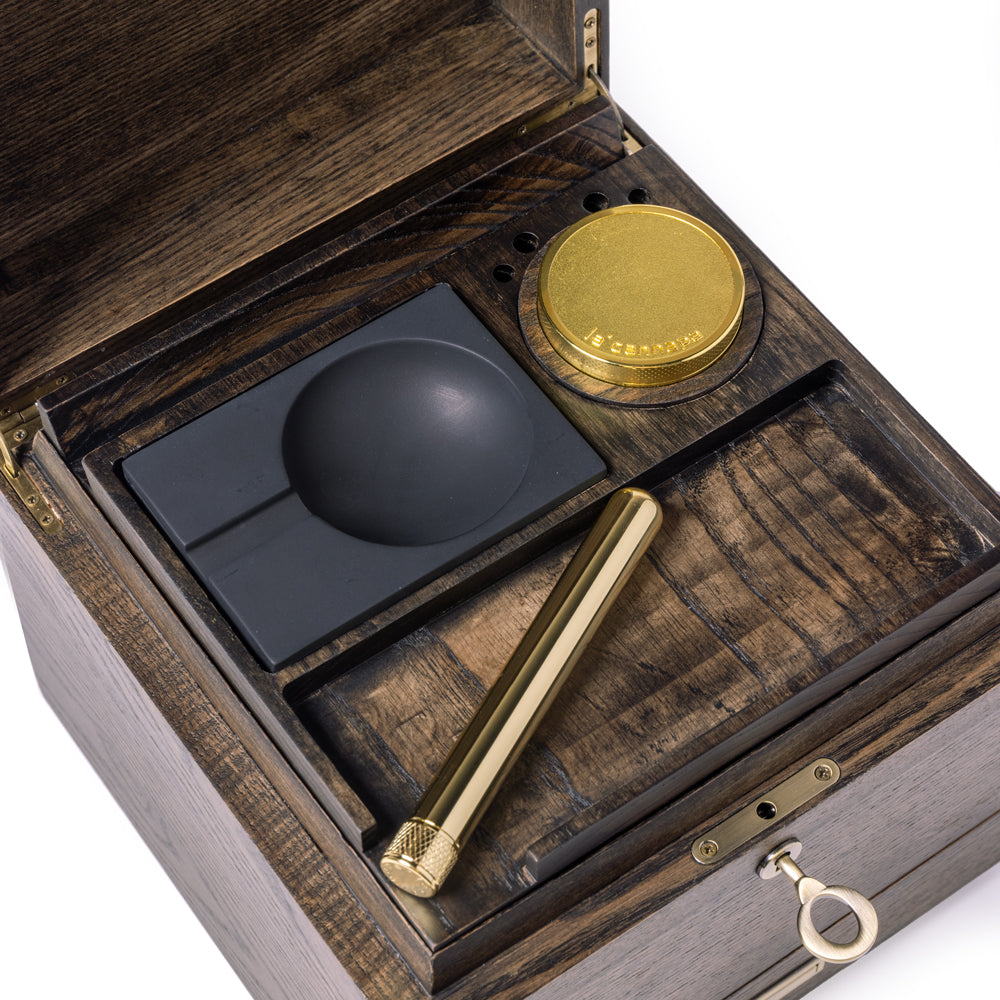Weed box with with Jar Holder and jars
