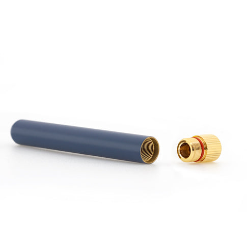 Solid Brass Doob Tube (Blue)