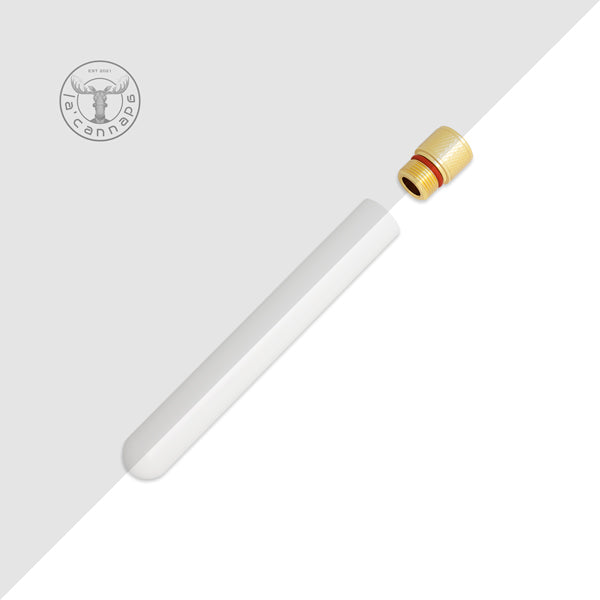 Solid Brass Doob Tube (White)