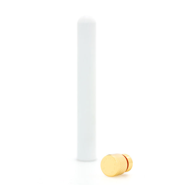 Solid Brass Doob Tube (White)