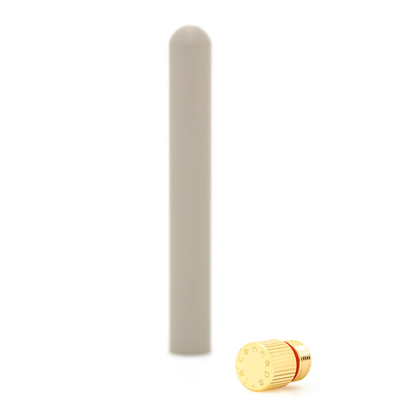 Solid Brass Doob Tube (White)