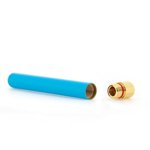 Solid Brass Doob Tube (Blue)