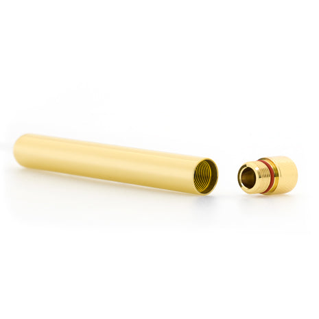 Solid Brass Doob tube for Storing & Preserving your Herb · Lacannapa